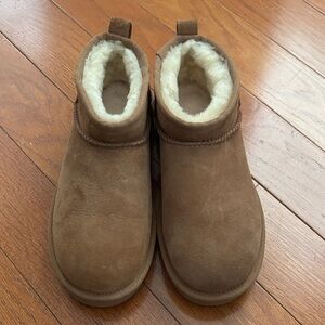 Cozy Brown Suede Ankle Boots